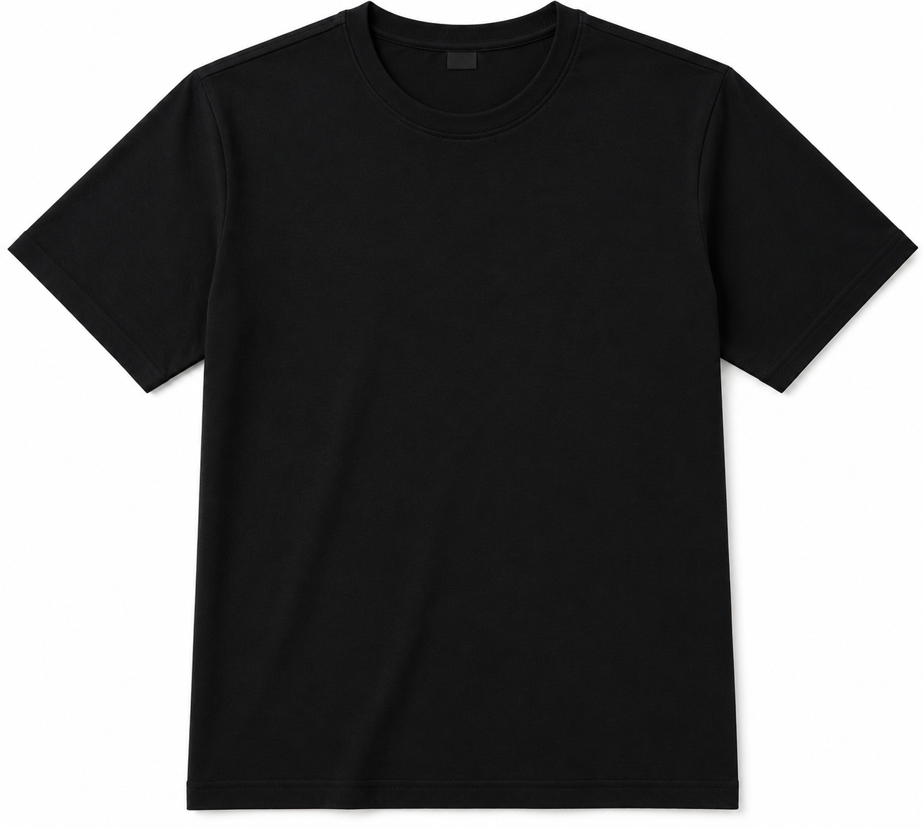 INTEGRITI Men Solid Polo Neck Pure Cotton Navy Blue T-Shirt